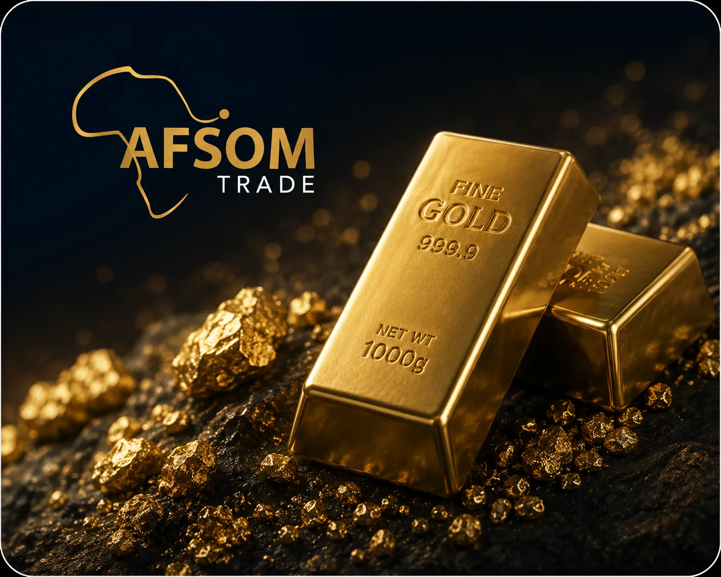 Gold bar representing 995 fineness