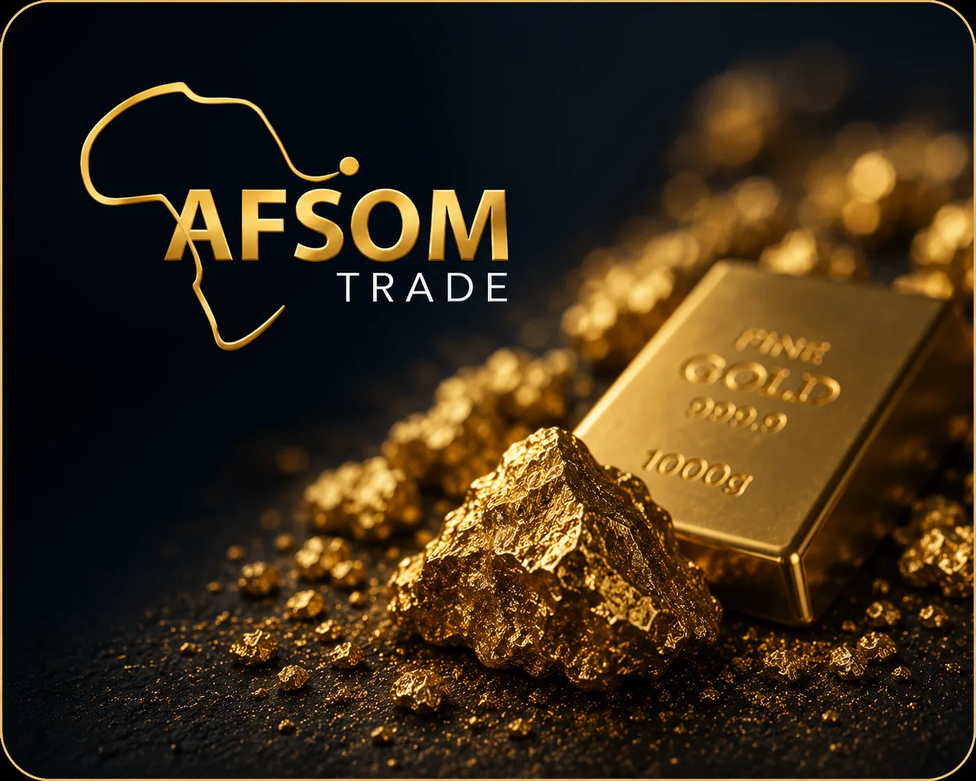 Natural gold material representing dore feedstock